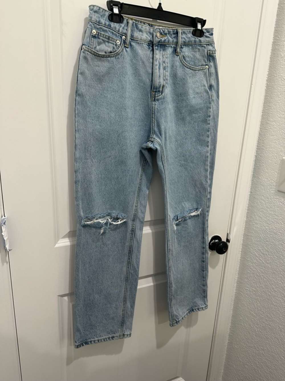 Princess Polly Light Blue Denim Jeans SZ 8